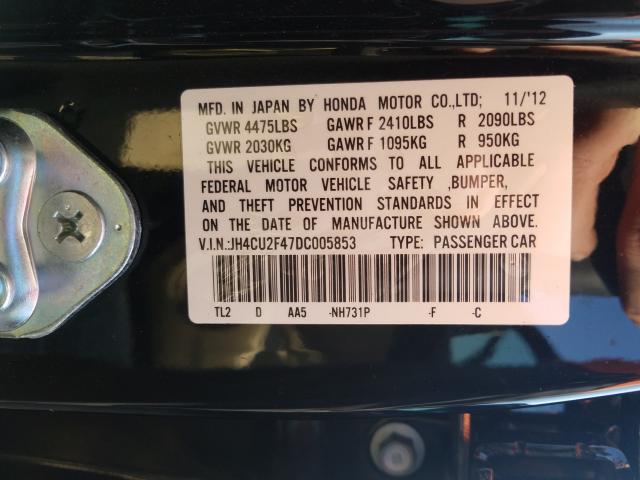 2013 ACURA TSX JH4CU2F47DC005853