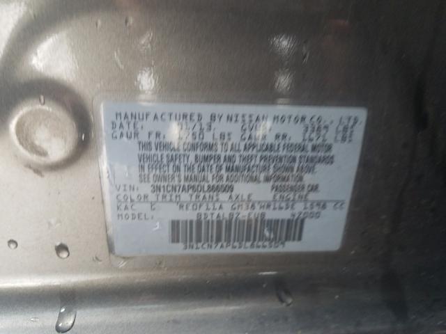 2013 NISSAN VERSA S 3N1CN7AP6DL866509