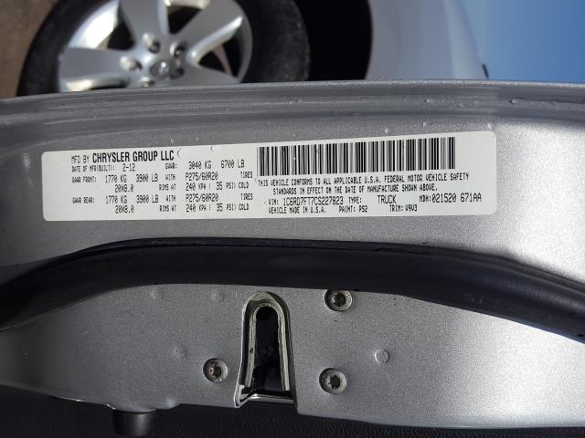 2012 DODGE RAM 1500 S 1C6RD7FT7CS227823
