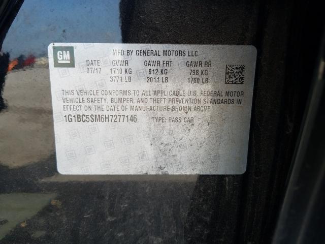 2017 CHEVROLET CRUZE LS 1G1BC5SM6H7277146