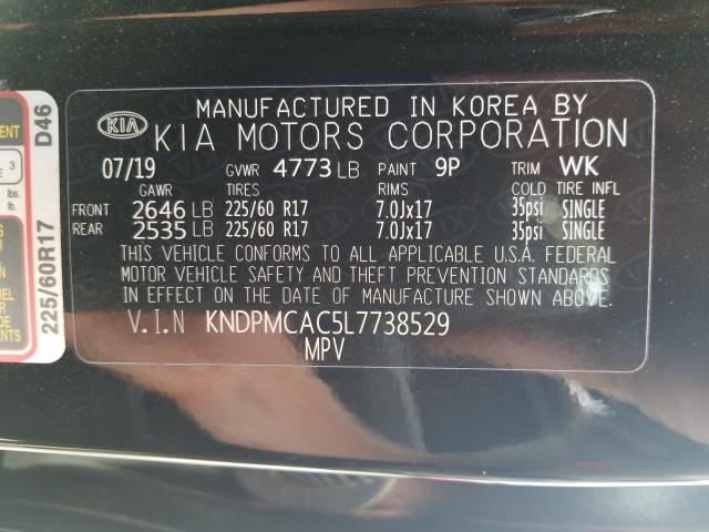 2020 KIA SPORTAGE L KNDPMCAC5L7738529