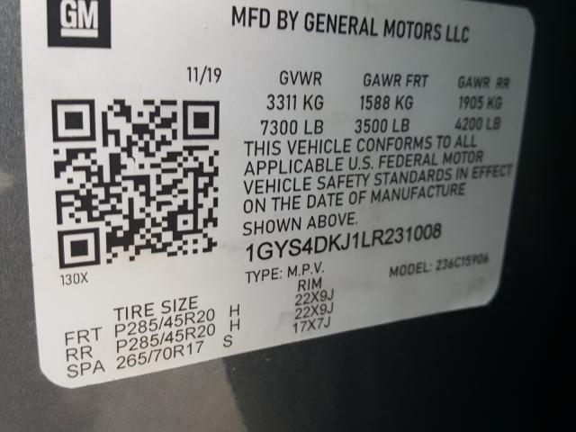 2019 CADILLAC ESCALADE P 1GYS4DKJXKR256665