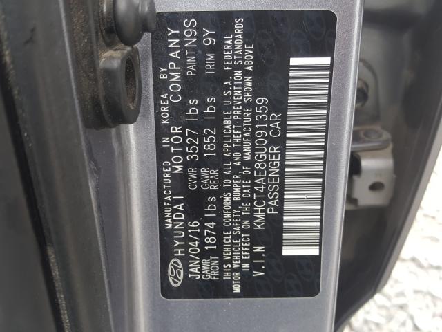 2016 HYUNDAI ACCENT SE KMHCT4AE8GU091359