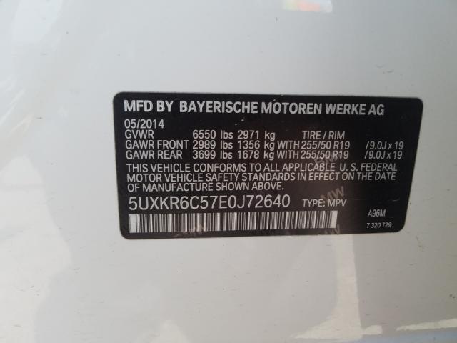 2014 BMW X5 XDRIVE5 5UXKR6C57E0J72640
