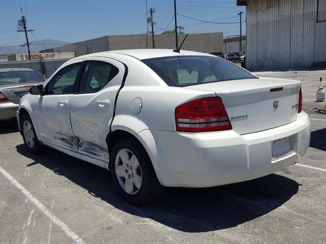 2010 DODGE AVENGER SX 1B3CC4FB8AN122809