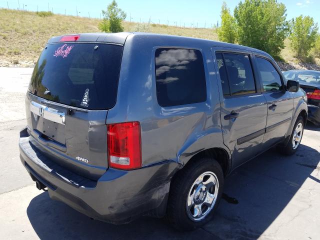2013 HONDA PILOT LX 5FNYF4H27DB043336