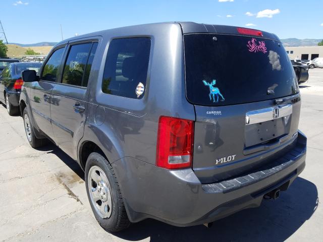 2013 HONDA PILOT LX 5FNYF4H27DB043336