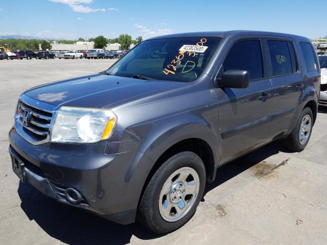 2013 HONDA PILOT LX 5FNYF4H27DB043336