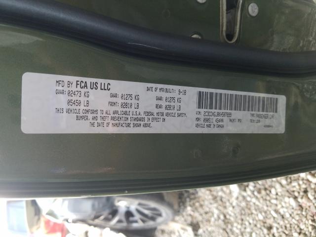 2019 DODGE CHARGER SC 2C3CDXGJ8KH507899