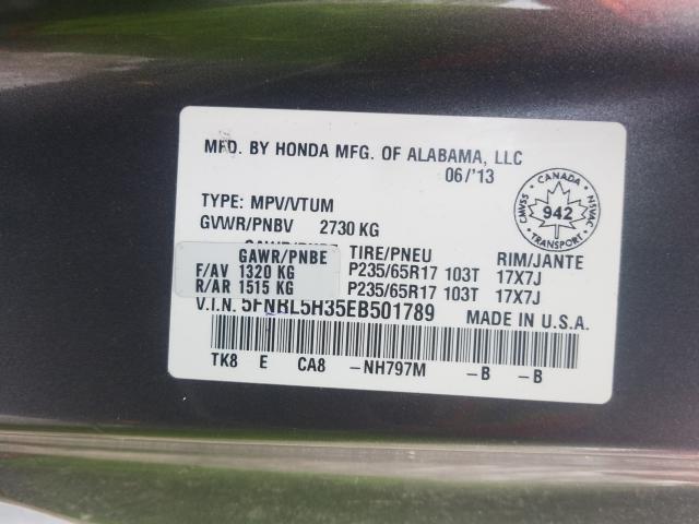 2014 HONDA ODYSSEY SE 5FNRL5H35EB501789