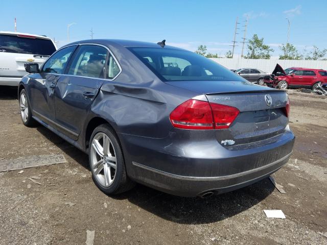 2013 VOLKSWAGEN PASSAT SEL 1VWCN7A39DC020796