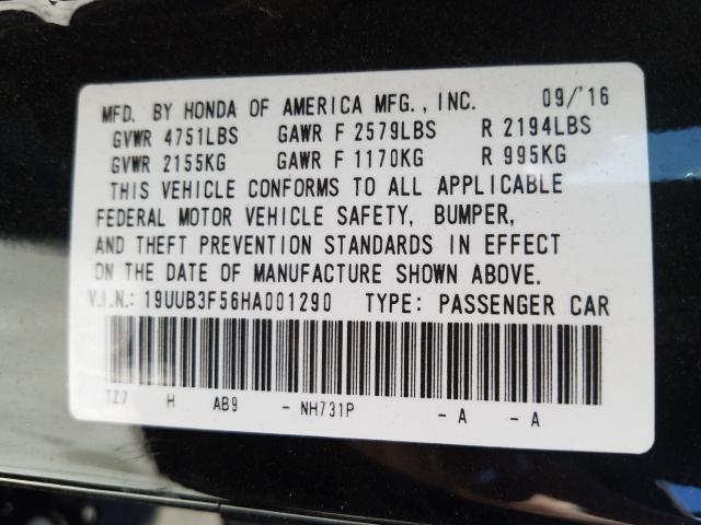 2017 ACURA TLX TECH 19UUB3F56HA001290