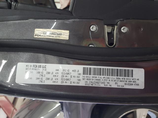 2016 JEEP COMPASS LA 1C4NJCEA9GD716453