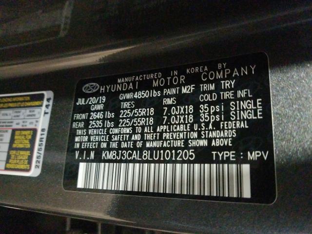 2020 HYUNDAI TUCSON LIM KM8J3CAL8LU101205