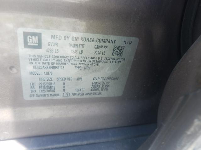 2015 BUICK ENCORE KL4CJASB7FB080113
