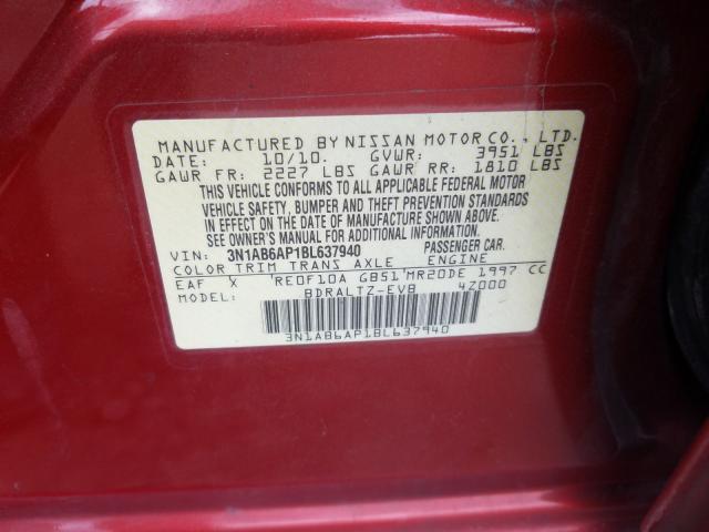2011 NISSAN SENTRA 2.0 3N1AB6AP1BL637940