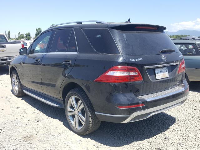 2012 MERCEDES-BENZ ML 350 BLU 4JGDA2EBXCA026068