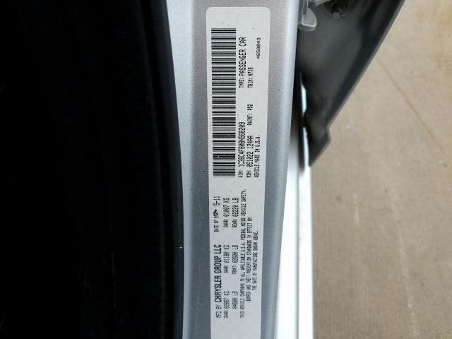 2011 CHRYSLER 200 LX 1C3BC4FB0BN568209