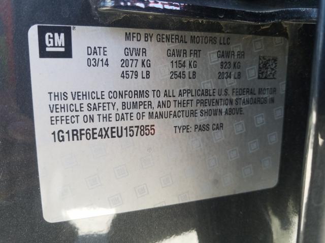 VIN 1G1RF6E4XEU157855 2014 Chevrolet Volt no.10