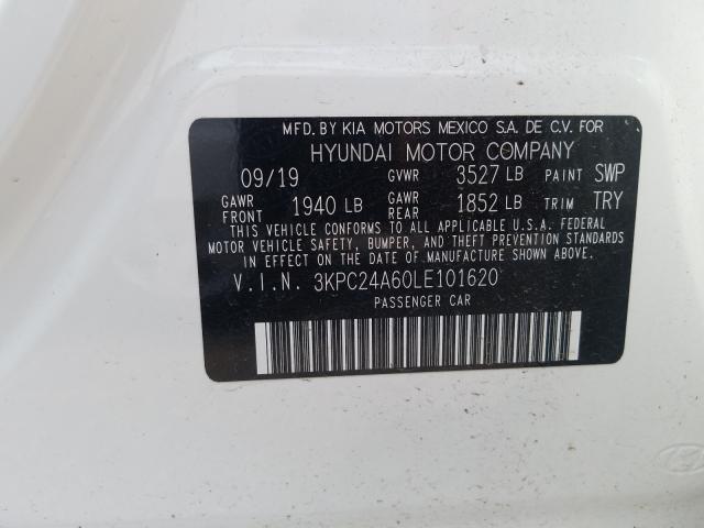 2020 HYUNDAI ACCENT SE 3KPC24A60LE101620