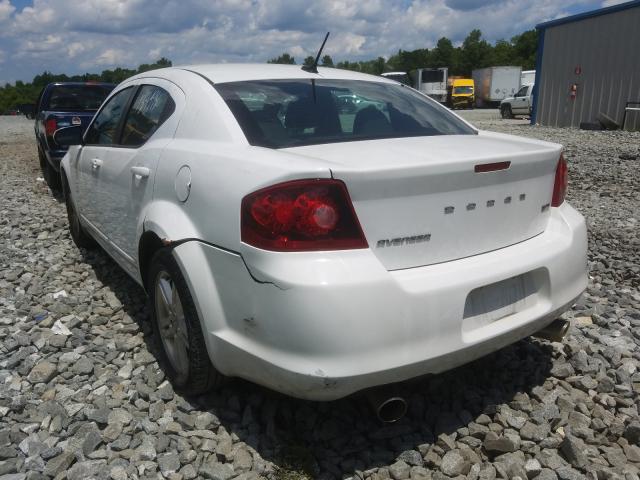 2013 DODGE AVENGER SX 1C3CDZCG8DN663537