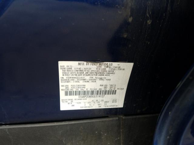 2012 FORD TAURUS SEL 1FAHP2EWXCG114127