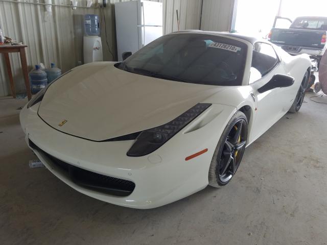 2014 FERRARI 458 SPIDER ZFF68NHA7E0199599