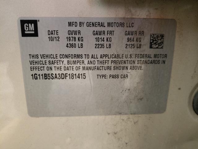 2013 CHEVROLET MALIBU LS 1G11B5SA3DF181415
