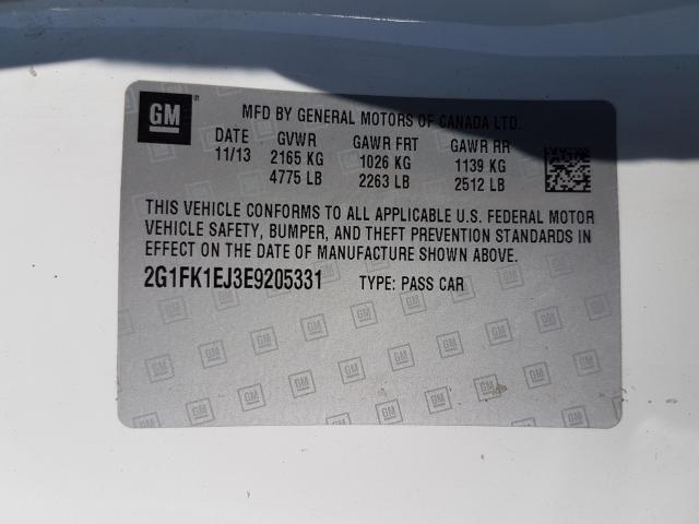 2014 CHEVROLET CAMARO 2SS 2G1FK1EJ3E9205331
