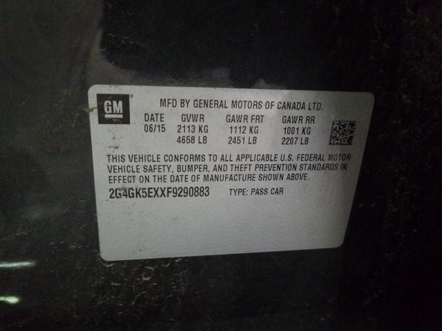 2015 BUICK REGAL 2G4GK5EXXF9290883