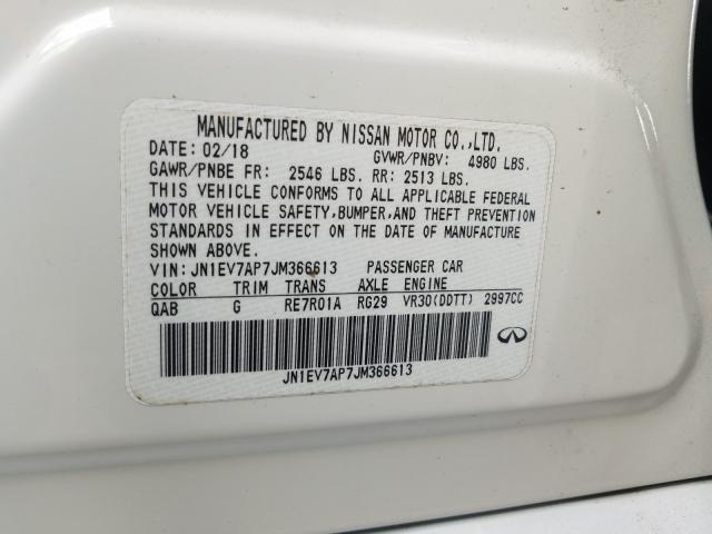 2018 INFINITI Q50 LUXE JN1EV7AP7JM366613