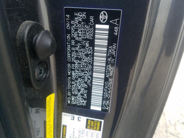 2015 TOYOTA SCION TC JTKJF5C76FJ001304
