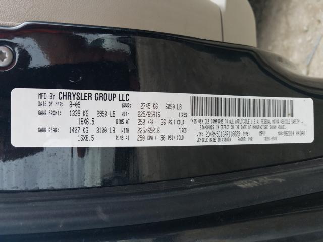 2010 DODGE GRAND CARA 2D4RN5D16AR118623