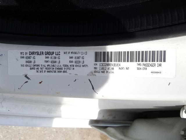 2014 DODGE AVENGER SE 1C3CDZAB8EN181014