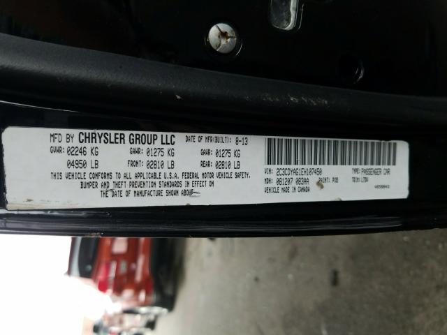 2014 DODGE CHALLENGER 2C3CDYAG1EH107450