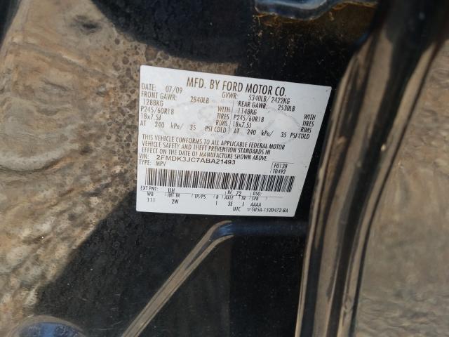 2010 FORD EDGE SEL 2FMDK3JC7ABA21493