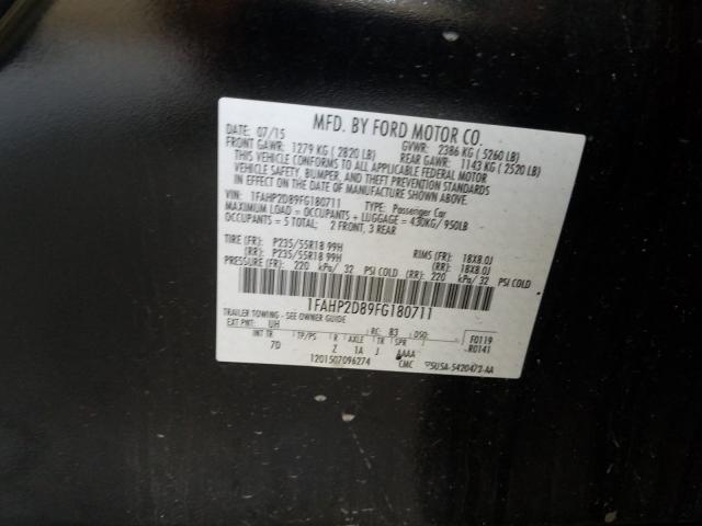 2015 FORD TAURUS SE 1FAHP2D89FG180711