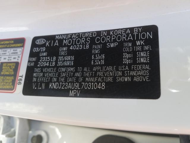 2020 KIA SOUL LX KNDJ23AU9L7031048