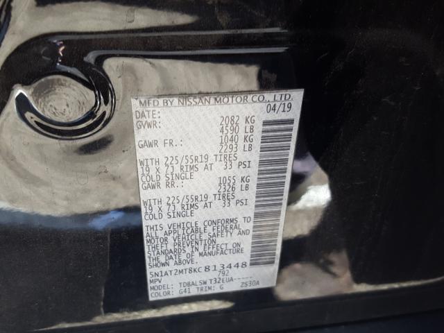2019 NISSAN ROGUE S 5N1AT2MT8KC813448