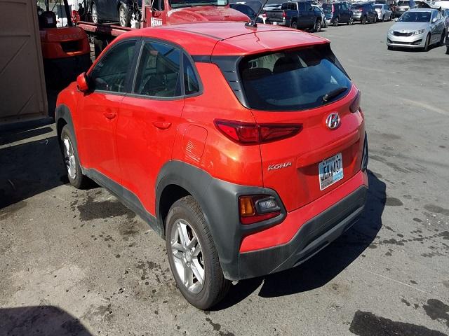 VIN 2T2ZK1BA5DC122079 2019 HYUNDAI KONA no.3