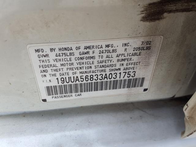 19UUA56833A031753 2003 Acura 3.2Tl Type-S