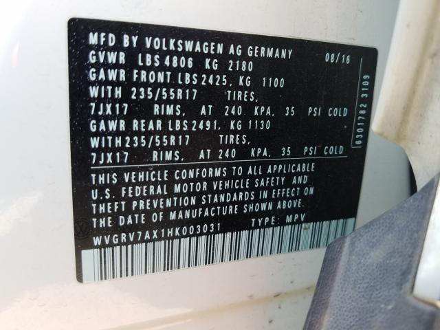 Фото: WVGRV7AX1HK003031 - 10