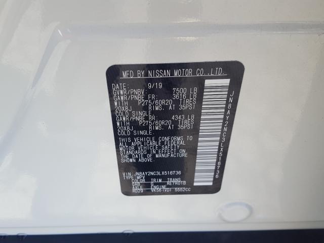 2020 NISSAN ARMADA SV JN8AY2NC3LX516736