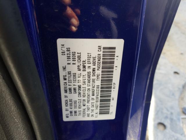 2015 HONDA ACCORD LX- 1HGCT1B38FA002388