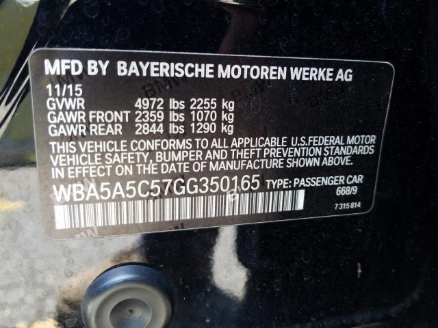2016 BMW 528 I WBA5A5C57GG350165