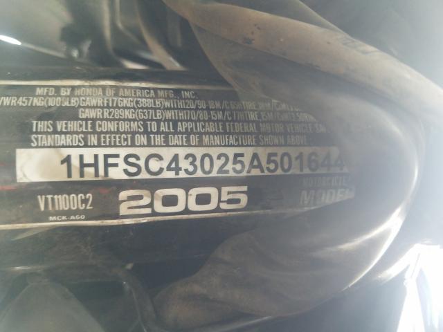 2005 HONDA VT1100 C2 1HFSC43025A501644