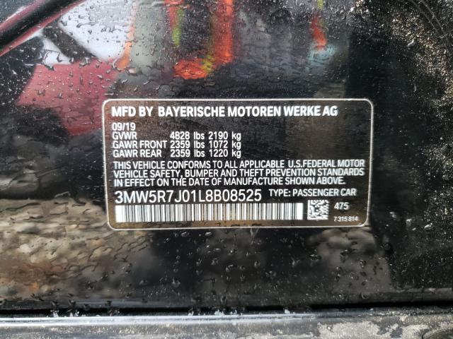 2020 BMW 330XI 3MW5R7J01L8B08525