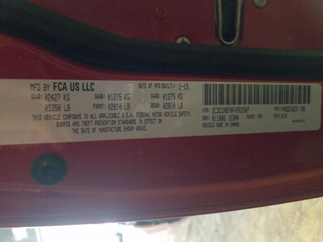 2015 CHRYSLER 300 S 2C3CCABT0FH763307
