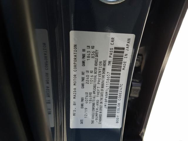 2020 MAZDA 3 PREMIUM JM1BPANM1L1158657