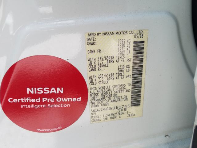 2018 NISSAN MURANO S 5N1AZ2MH0JN161745